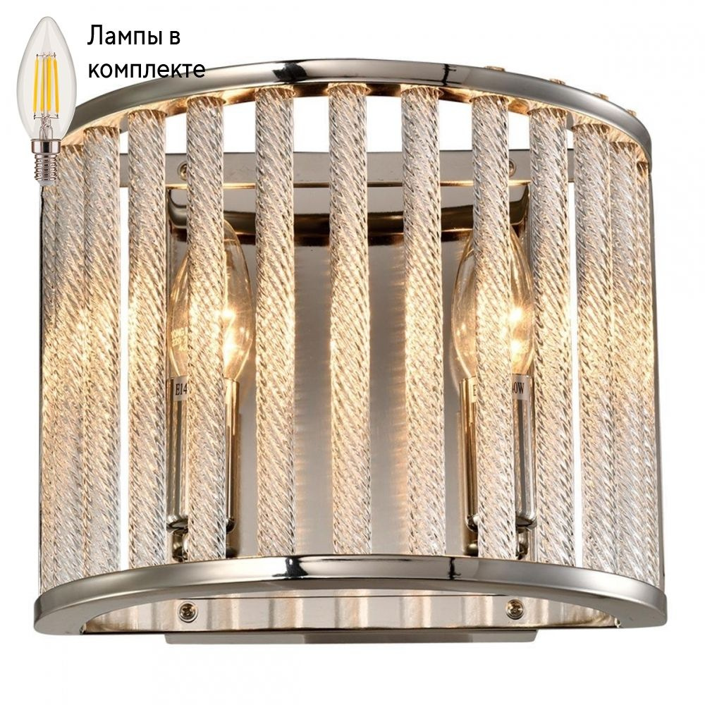 Светильник настенный с лампочками iLamp W9501-2 NIC+Lamps #1