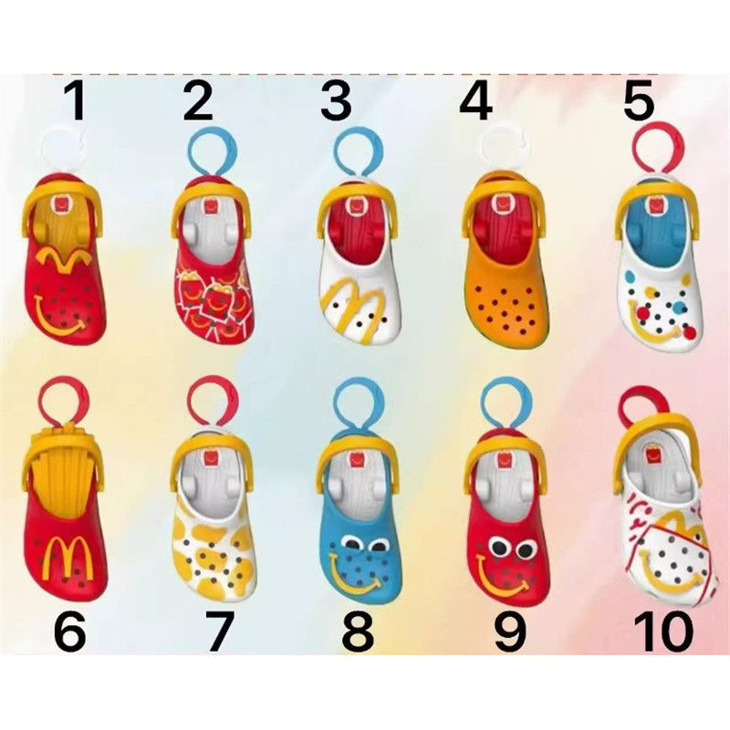 2024 McDonald's Мини Крокодил Брелок Happy Meal Игрушка 10 Штук Полный Набор/1PC  #1