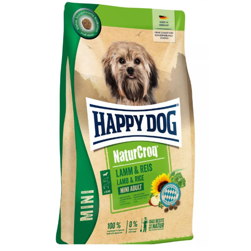 HAPPY DOG NaturCroq Mini Lamm&Reis Корм для взрослых собак мелких пород с чувствительным пищеварением, #1