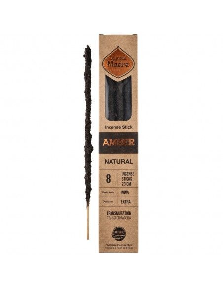 Natural Incense Stick AMBER, Sagrada Madre (Благовония серии Нэчрл АМБЕР, Саграда Мадре), уп. 8 палочек #1