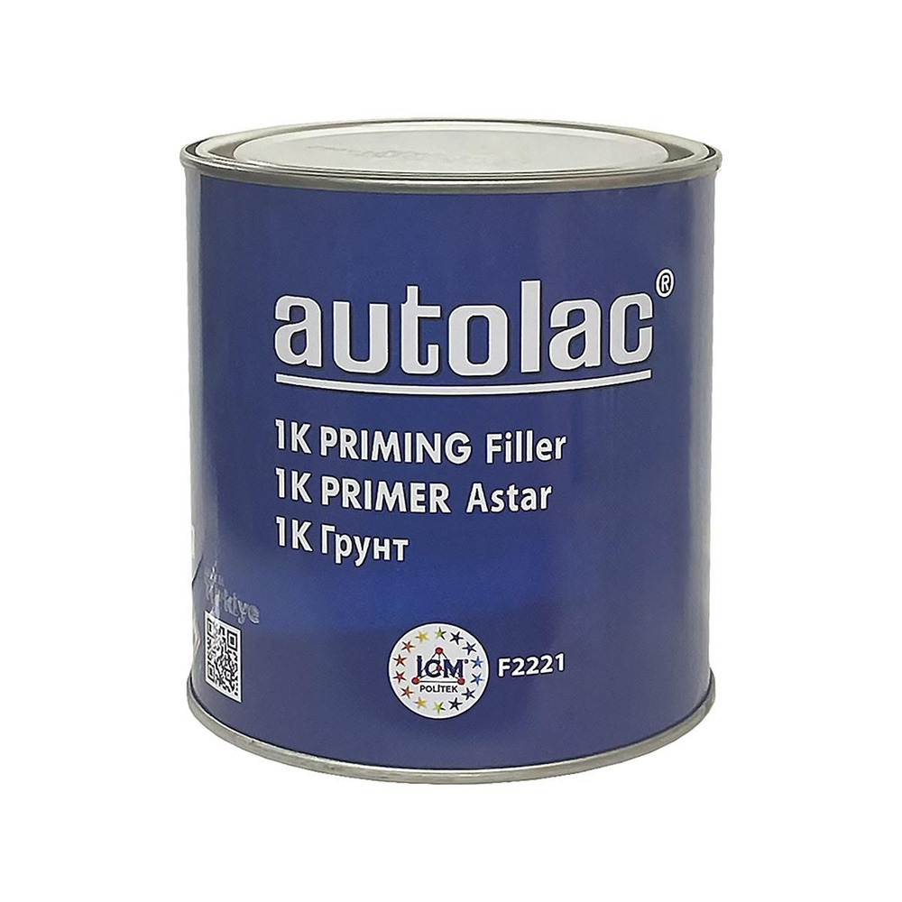 AUTOLAC POLITEK F2221 1K Priming Filler Грунт автомобильный алкидный (однокомпонентная автогрунтовка) #1