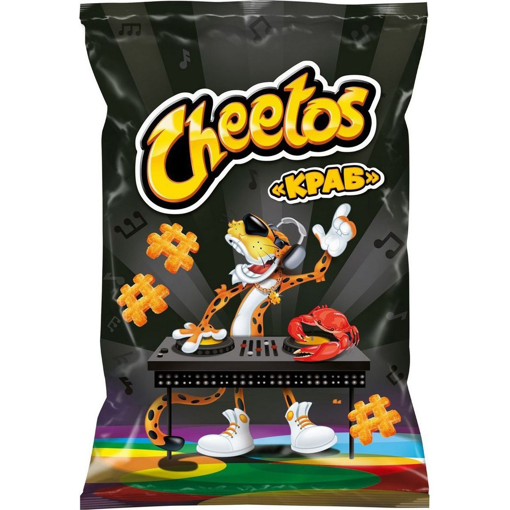 Чипсы кукурузные Cheetos краб 85 г #1