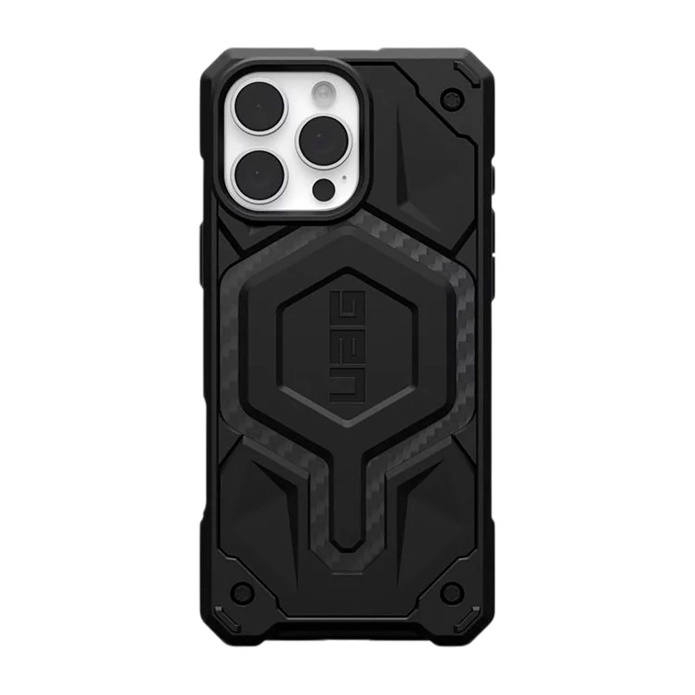 Защитный композитный чехол UAG Monarch Pro для iPhone 16 Pro Max (Углеродное волокно / Carbon Fiber) #1