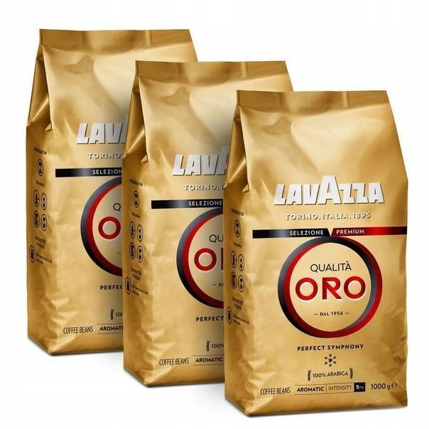 Кофе в зернах Lavazza Qualita Oro 1 кг 3 шт #1