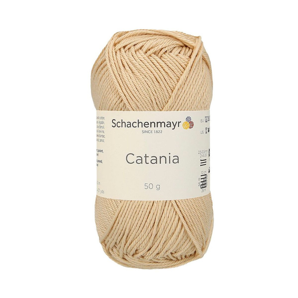 Catania /Катания/ пряжа Schachenmayr Originals, 100% хлопок, 50г/125м, арт. 9801210 цвет 00404, sand #1