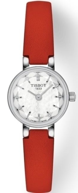 Tissot Часы наручные Кварцевые Швейцарские кварцевые часы Tissot Lovely Round T140.009.16.111.00 на кожанном #1