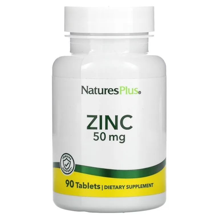 Nature's Plus Zinc Цинк 50 мг 90 таблеток #1