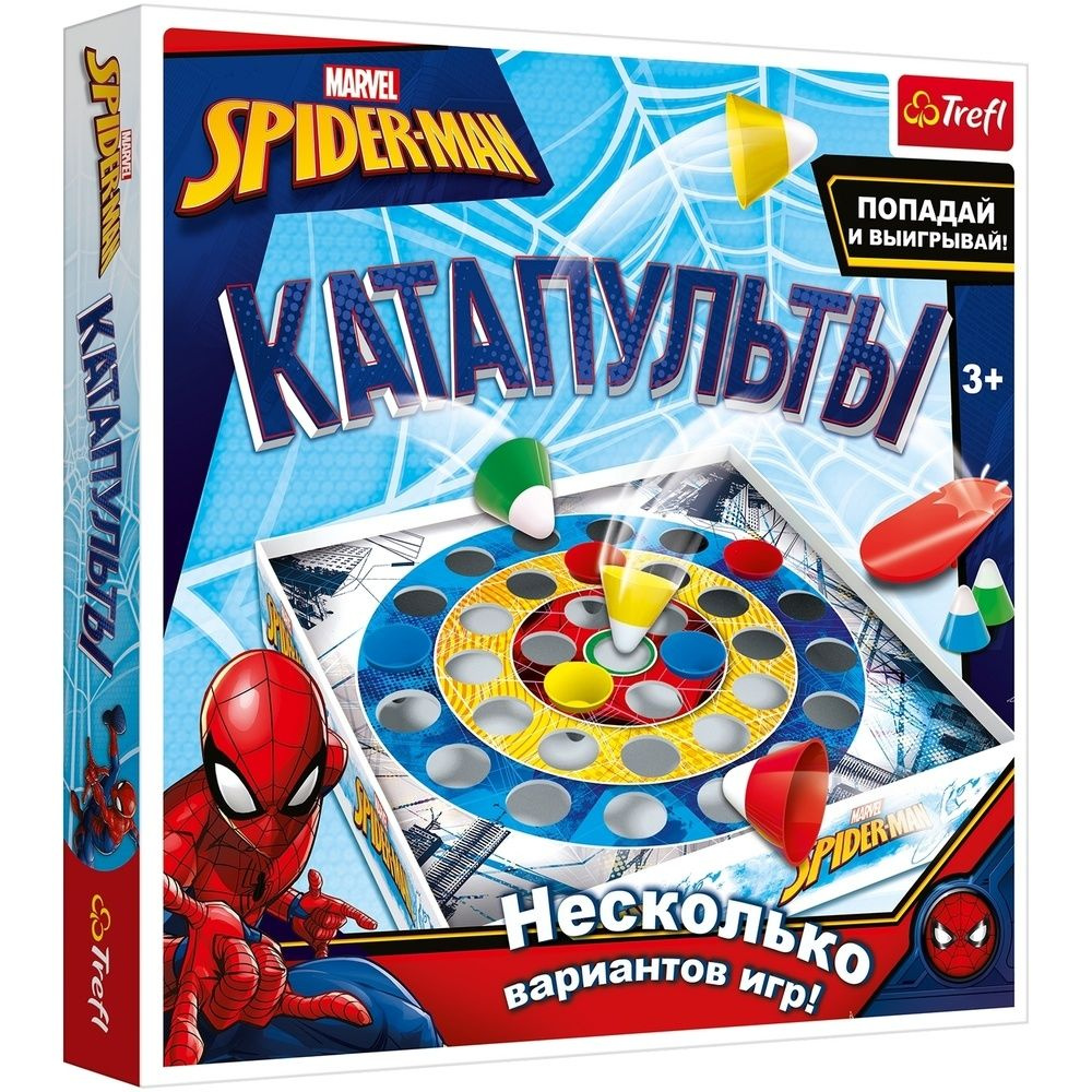 Настольная игра Trefl "Катапульты", Spider-man, в коробке #1