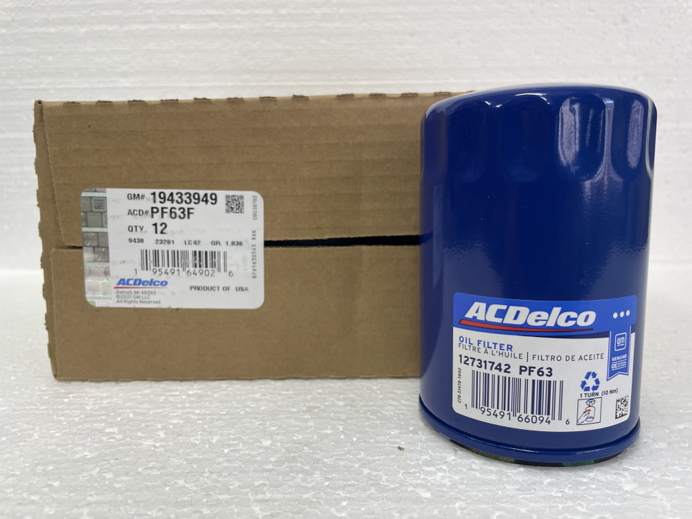 ACDelco Фильтр масляный арт. PF63, 1 шт. #1