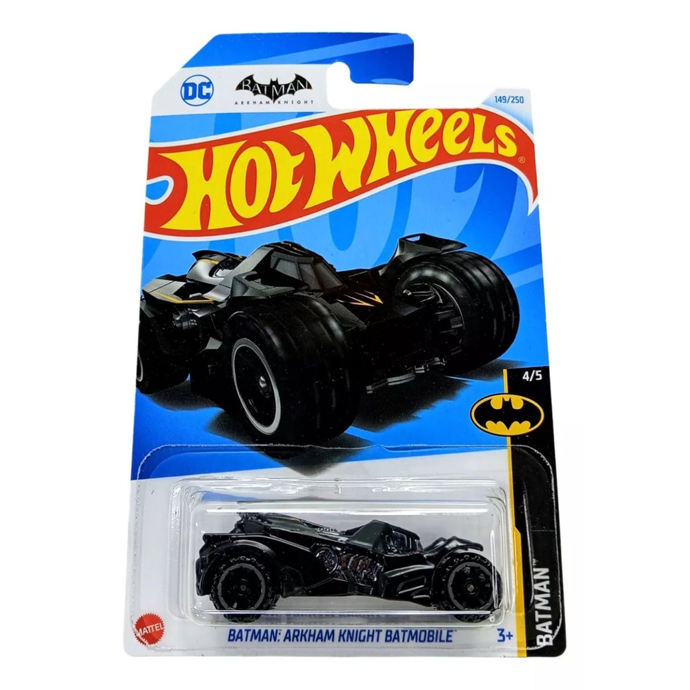 HTB22 Hot Wheels машинка металлическая игрушка коллекционная масштабная модель Batman Arkham Knight Batmobile #1