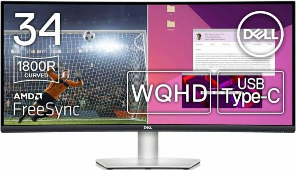 Dell 34" Монитор S3423DWC S3423DWC, серебристый #1