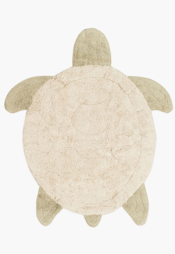 Ковер хлопковый 110*130 см Lorena Canals Cotton Sea Turtle фигура #1