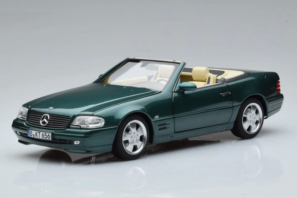 Модель автомобиля Norev - Mercedes-Benz SL500 (W129) 1999, Зеленый Металлик, 183753, 1:18  #1