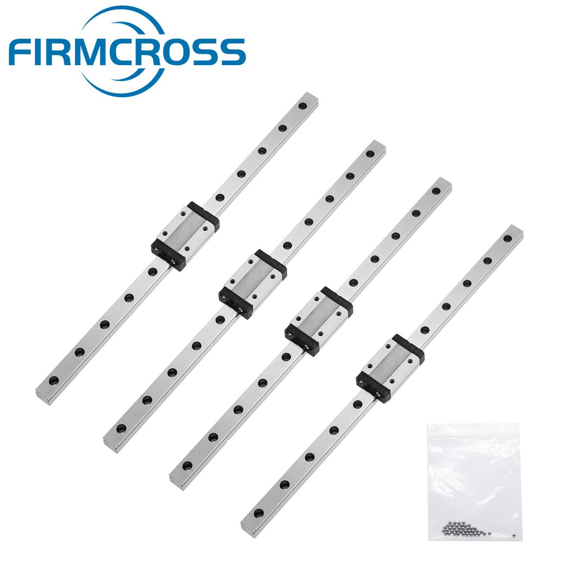 МиниатюрнаялинейнаянаправляющаяMGN15100мм4шт.икаретоксMGN15H4шт.