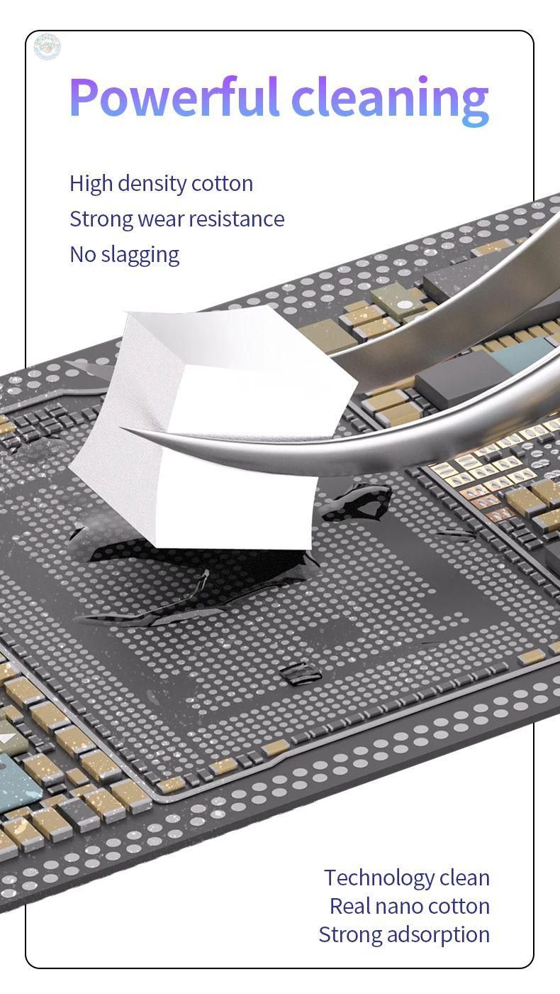 Нано-губкаMechanicNC800длячисткиэкранателефона,печатнойплатыипайки,безостатковиразводов,800штвкоробке