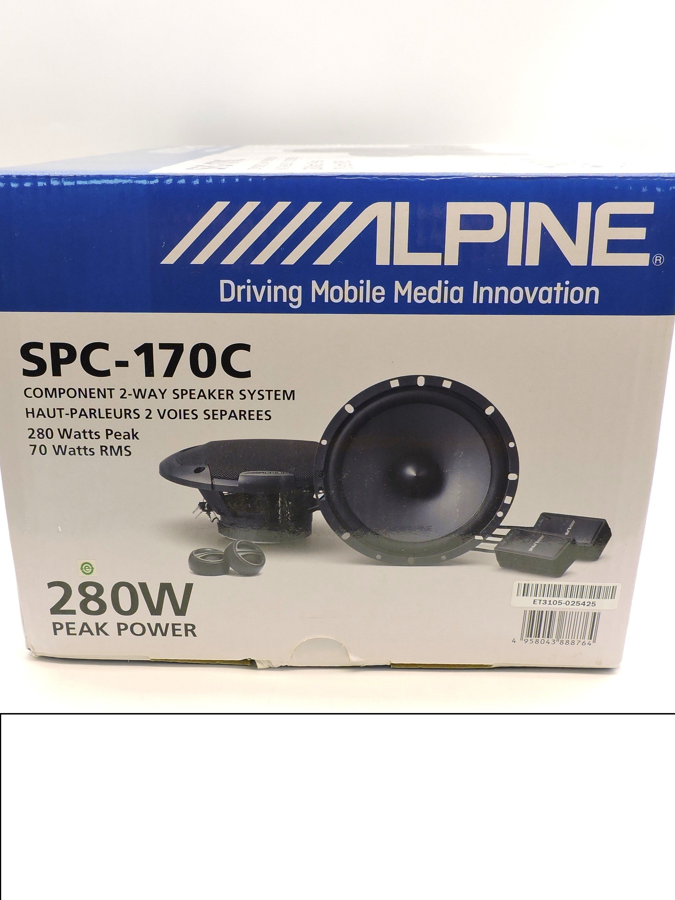 AlpineКолонкиавтомобильные,16.5см(6.5дюйм.)