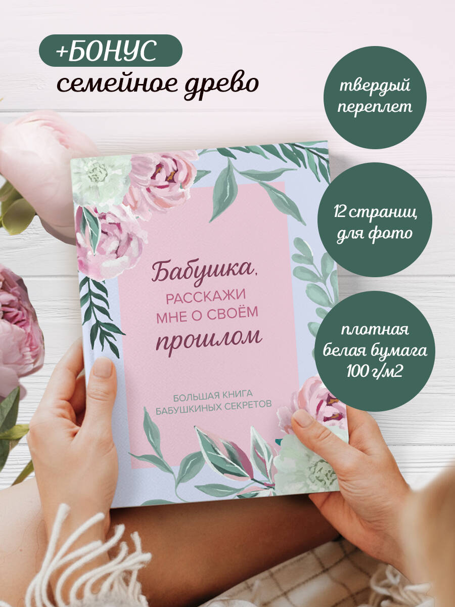 Бабушка, расскажи мне о своем прошлом. Большая книга секретов | Grandma, Tell Me About Your Past. Big Book of Secrets - Ozon image 4