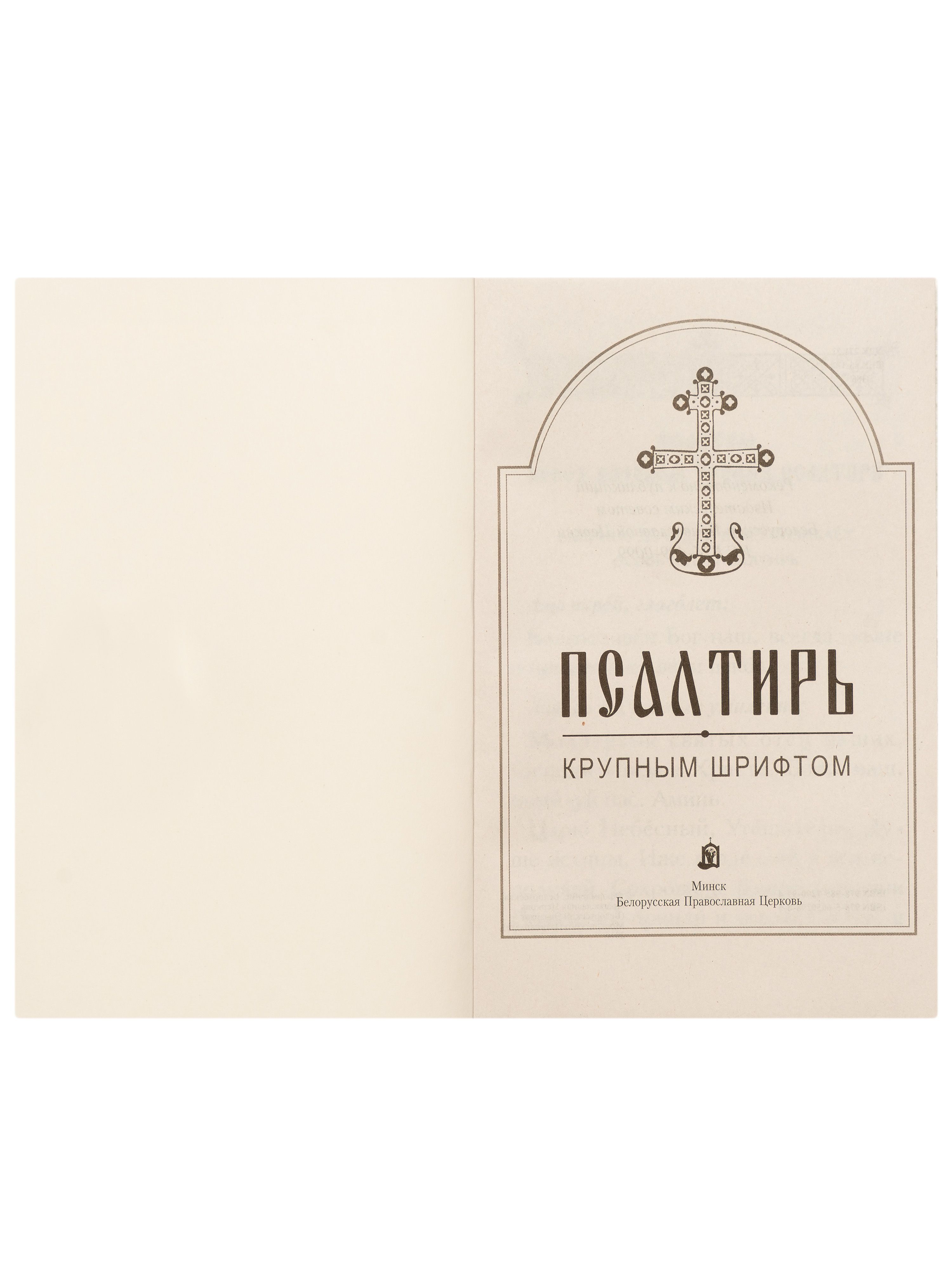 Псалтирь крупным шрифтом | Psalmody in Large Print - Ozon image 2