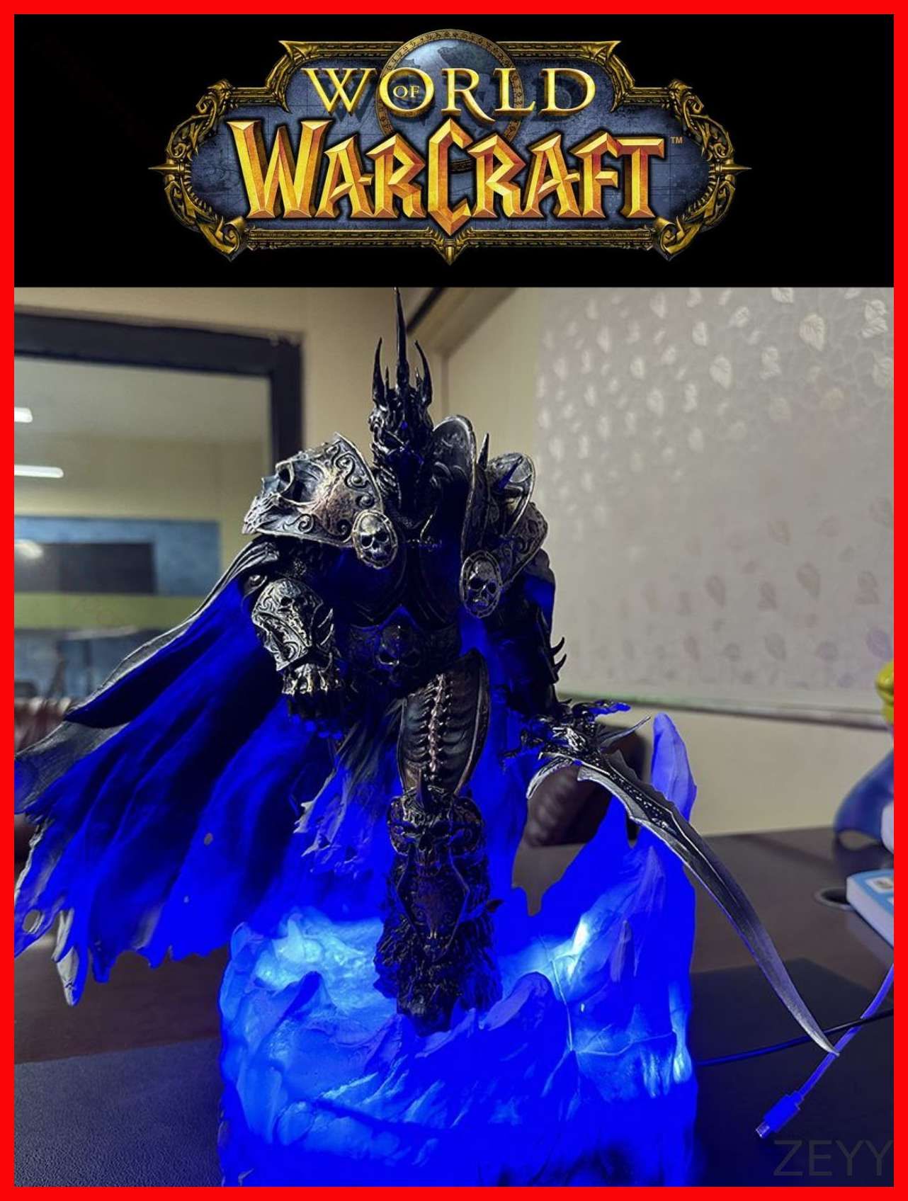 варкрафтФигурка"WorldofWarcraft",КорольЛич,АртасМенетил,LichKing,1шт