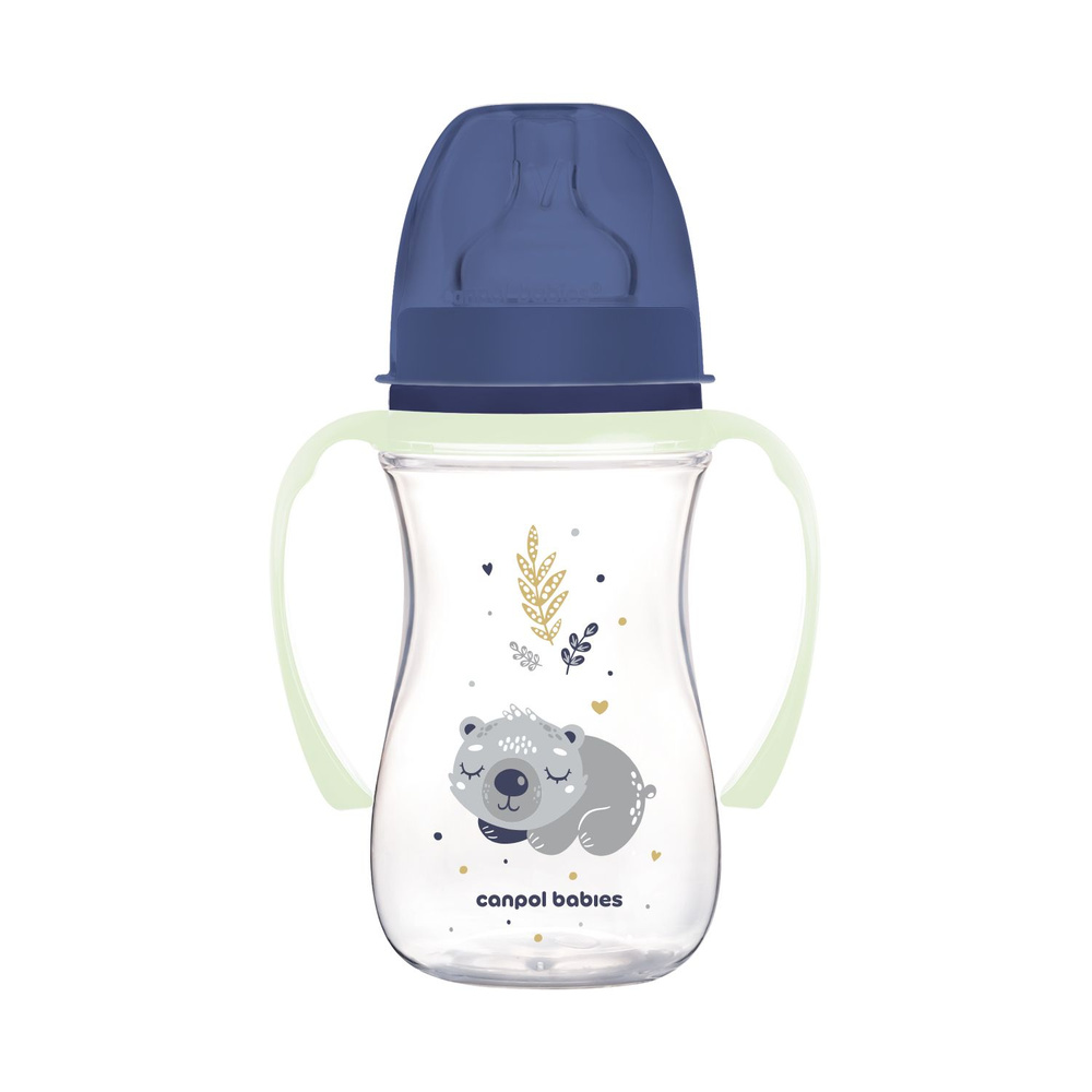 Антиколиковая бутылочка для кормления Canpol Babies Easystart Sleepy Koala с широким горлышком 240 мл, #1