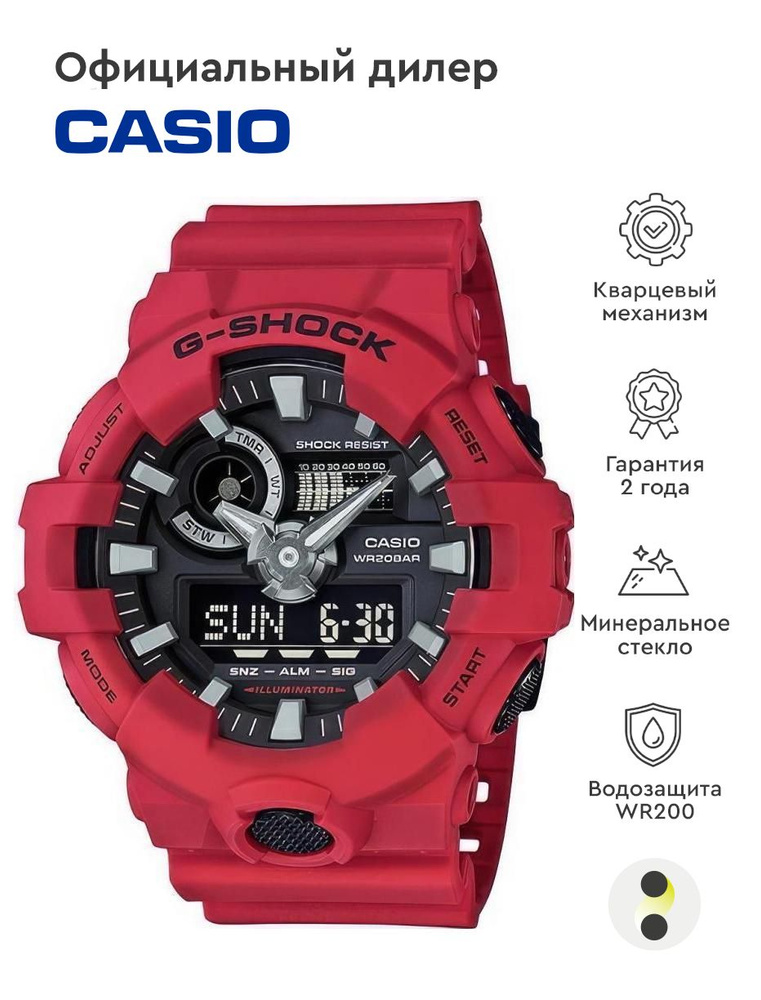 Мужские наручные часы Casio G-Shock GA-700-4A #1