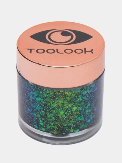 TooLook Тени для век хамелеон/ Глиттер для глаз, лица, яркие и с блестками 10гр, цвет №4 Манящий  #1