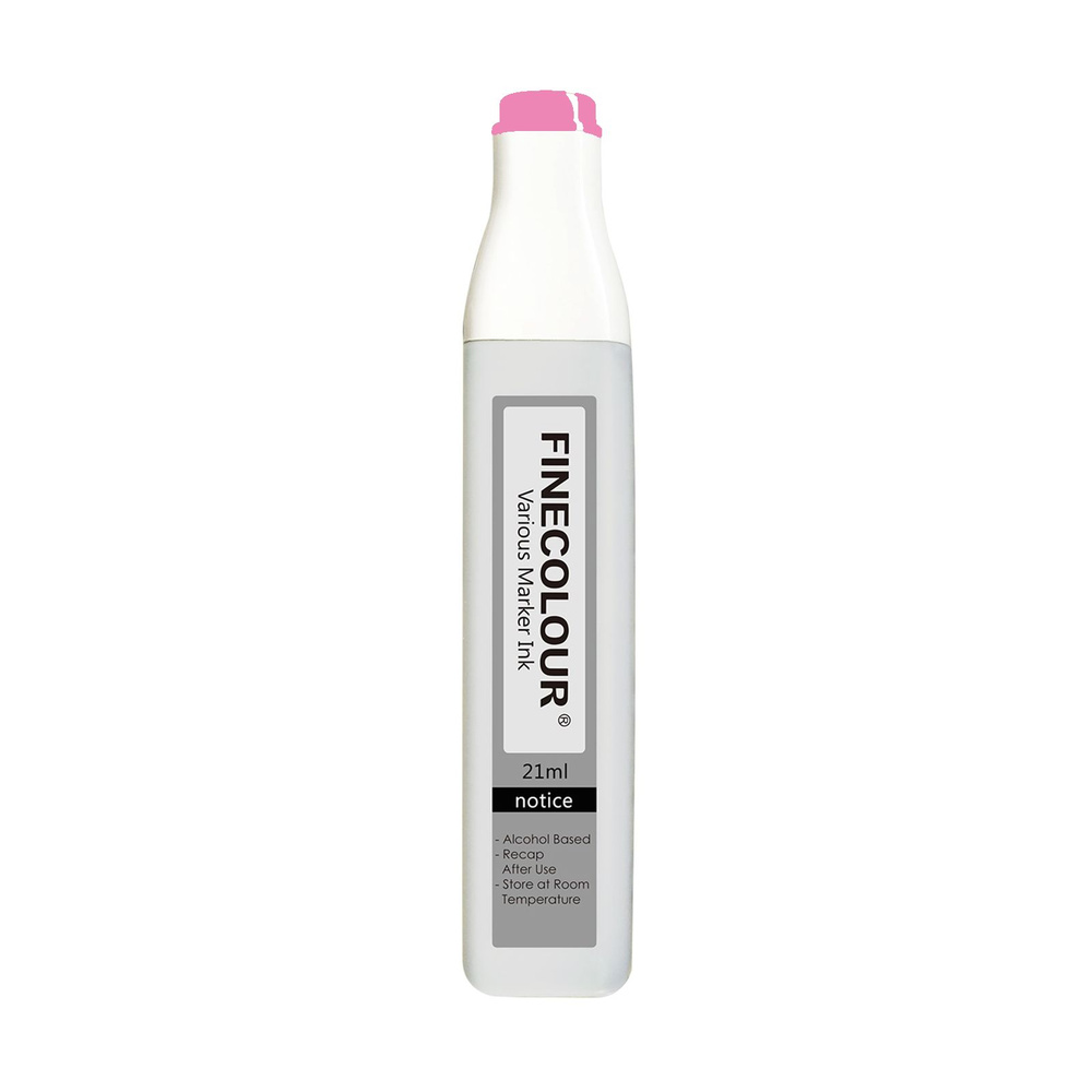 Чернила спиртовые Finecolour Refill Ink, цвет шокирующий розовый RV212  #1