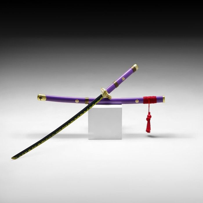Сувенирное оружие, Катана Энма, 100 см, цвет фиолетовый с золотым  #1