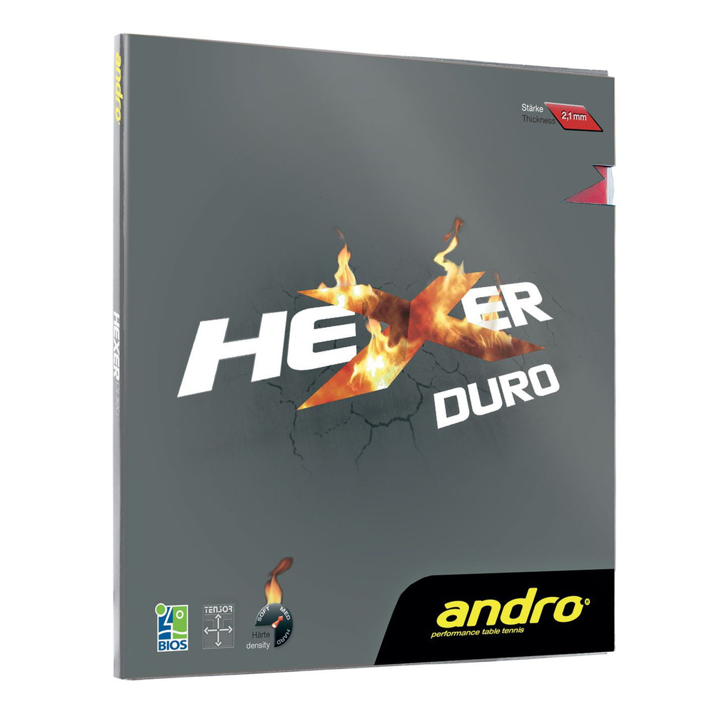 Накладка Andro Hexer Duro, черная 2.1 #1