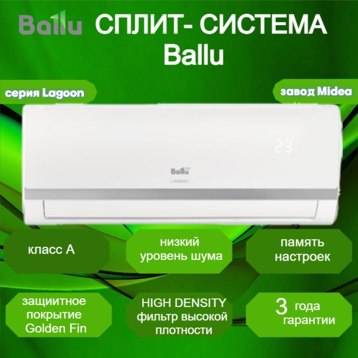 Сплит система BSD-07HN1_20Y Ballu серии Lagoon (до 22 кв.м.) завод Midea #1