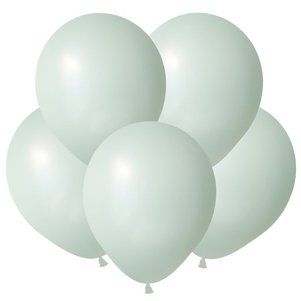 Воздушные шары 100 шт. / Мятный Макаронс, Пастель / 12,5 см #1