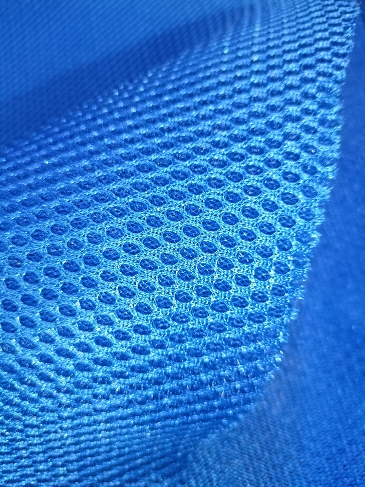 Сетка 3D трехслойная Air mesh (плотность 255 гр/м.п) цвет СИНИЙ (1м.х1,5м.)  #1