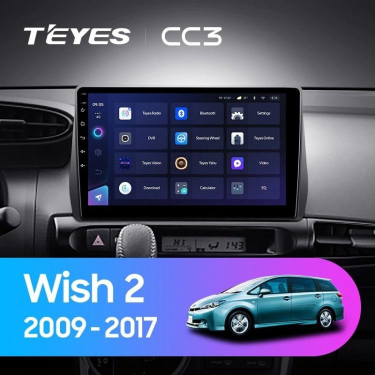 Штатная магнитола Teyes CC3L 4/32 Toyota Wish 2 XE20 (2009-2017) #1