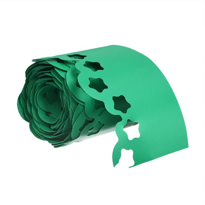 Лента бордюрная Greengo, 0.15 х9 м, толщина 1.2 мм, пластиковая, фигурная, зелёная  #1