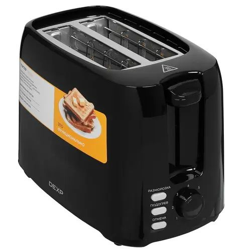 DEXP Тостер TS-3000 750 Вт,  тостов - 2, черный #1