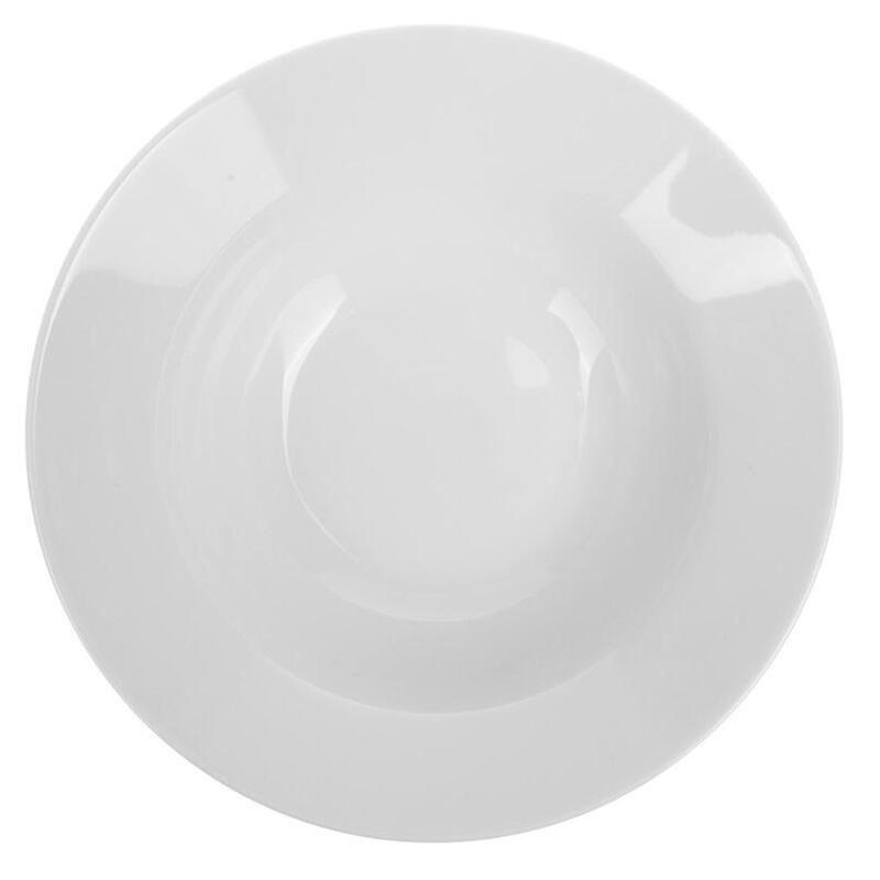Тарелка фарфоровая Collage диаметр 200 мм белая (артикул производителя фк694)  #1