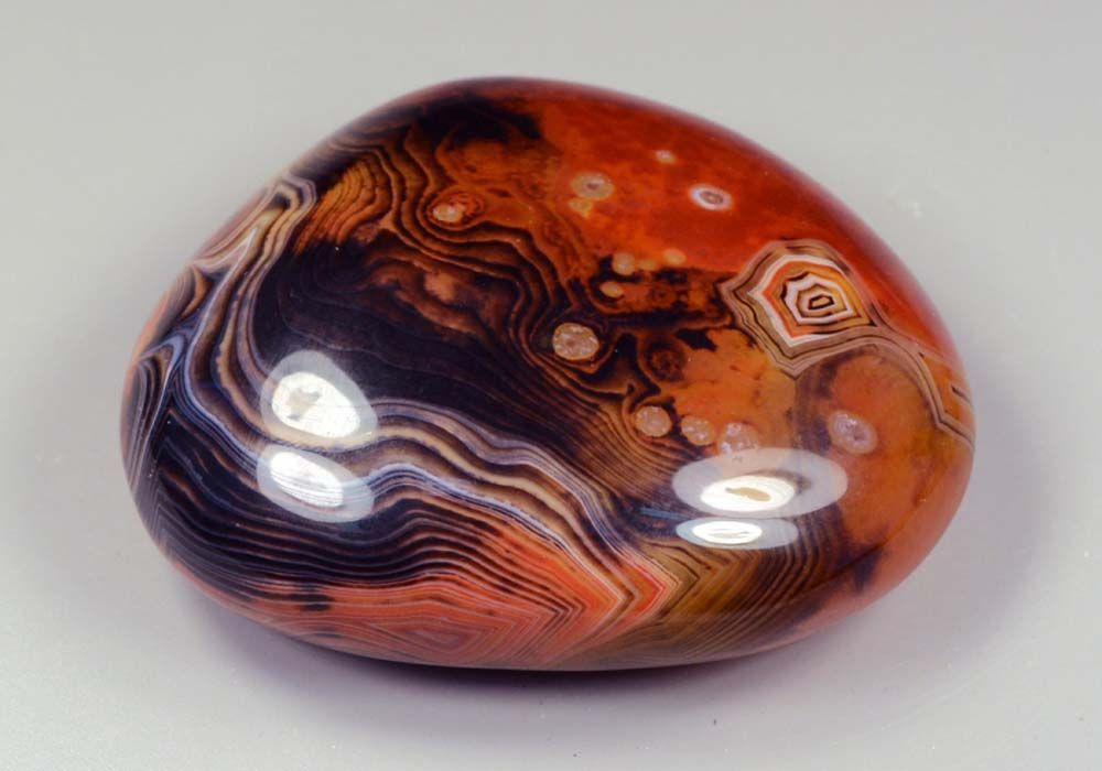 Камень натуральный самоцвет Сердолик 4,5 см+ оберег, талисман, амулет  #1