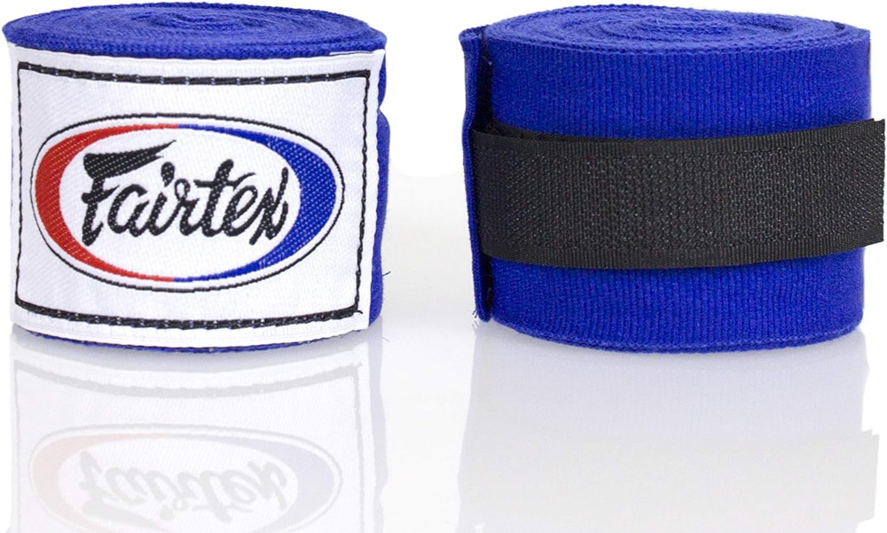 Боксерский бинт Fairtex Blue 4 метра #1