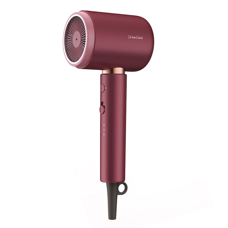 Фен для волос с ионизацией Xiaomi ShowSee Hair Dryer A11 Красный (режим холодный воздух, ионизация, Технология #1