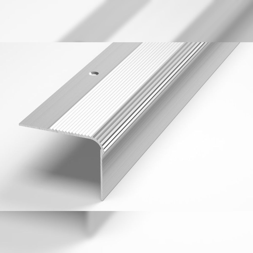Порог алюминиевый угловой ЛУКА 54х41,8 мм, алюминий (ПУ 02.900.001)  #1