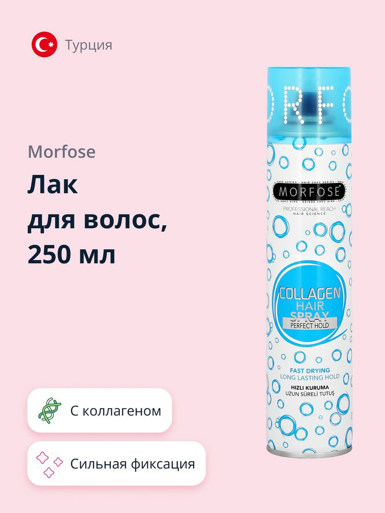 Лак для волос MORFOSE COLLAGEN 250 мл #1