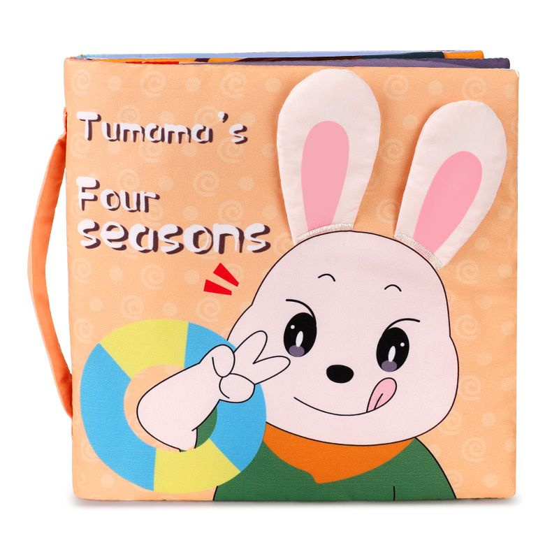 Детская мягкая, обучающая 3D книжка Tumama "4 сезона" #1