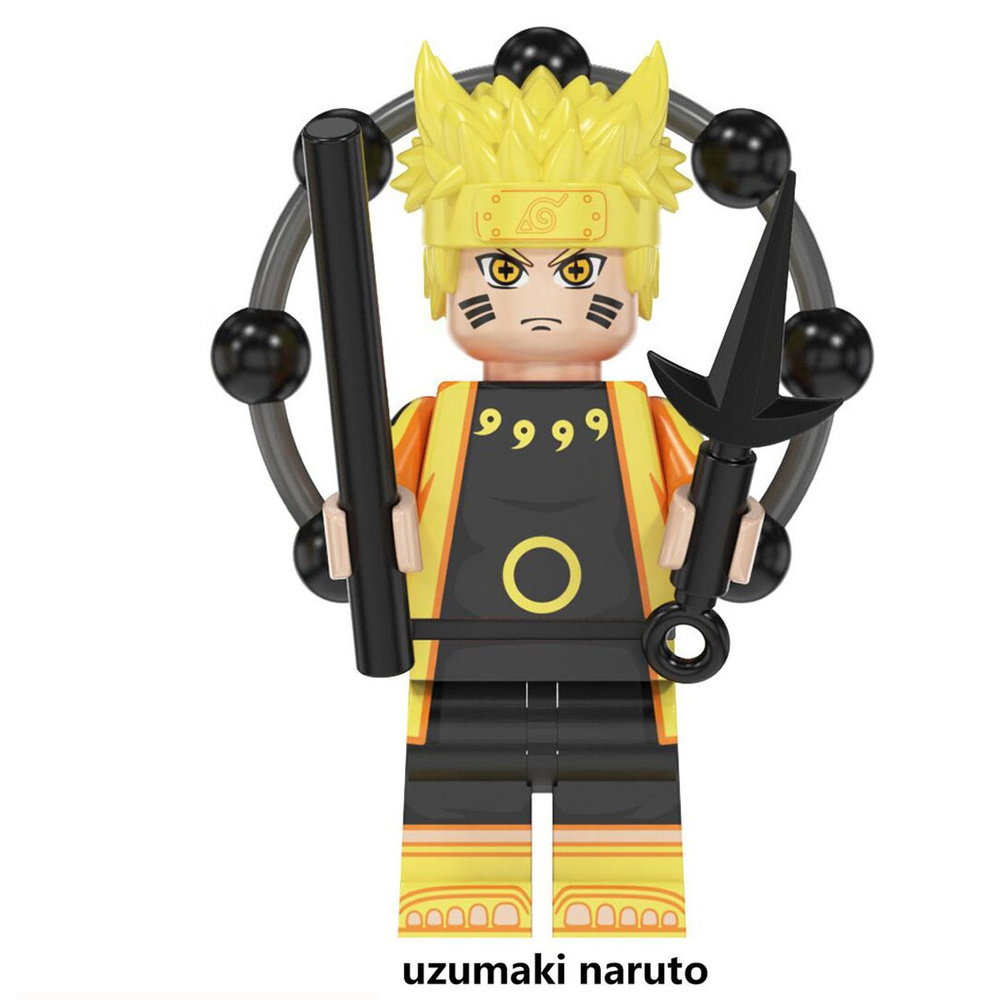 фигурок Конструктор Миницигулы совместимы с лего, аниме Наруто -Uzumaki Naruto(4.5см, пакет)-M23  #1