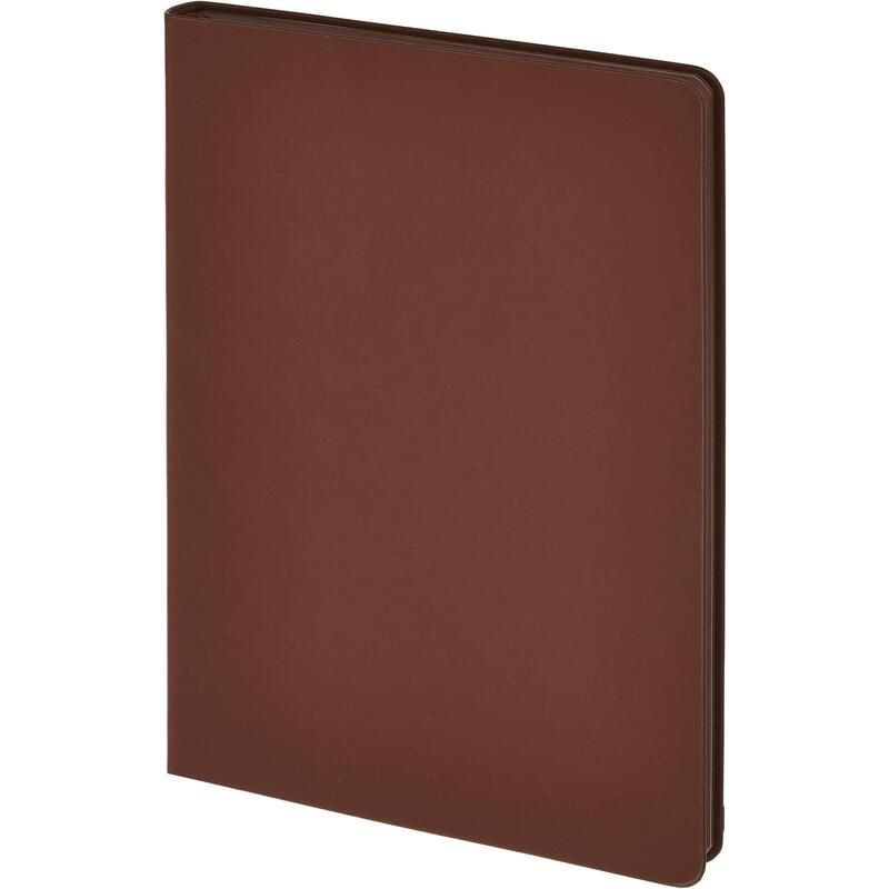 Ежедневник недатированный Attache Soft touch искусственная кожа А5 136 листов коричневый (коричневый #1