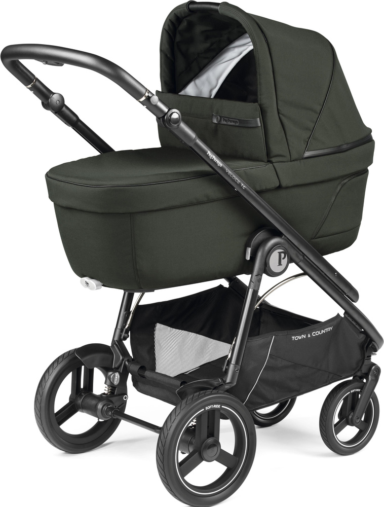 Коляска 3 в 1 Peg Perego Veloce TC Belvedere Lounge Green #1