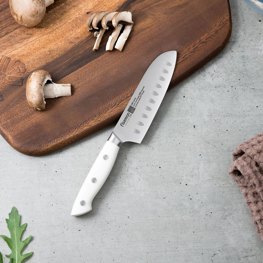 Нож кухонный Сантоку поварской 13 см #1