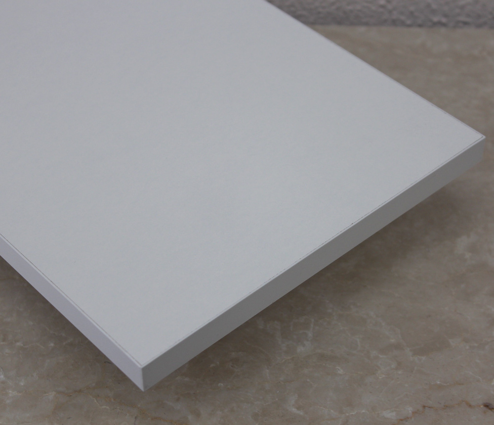 Мебельный щит 16мм 680х210 с кромкой 1 мм , Цвет Белый #1