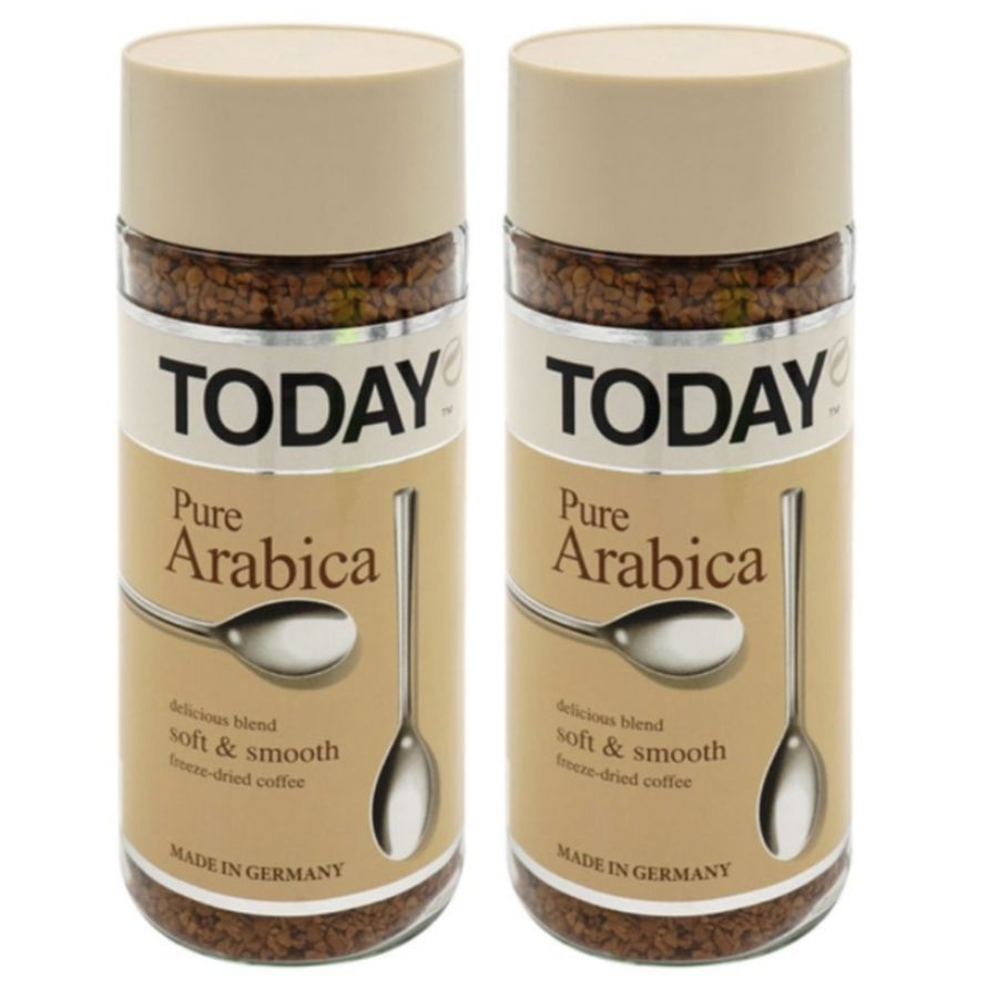 Кофе растворимый Today Pure Arabica 95 грамм 2 штуки #1