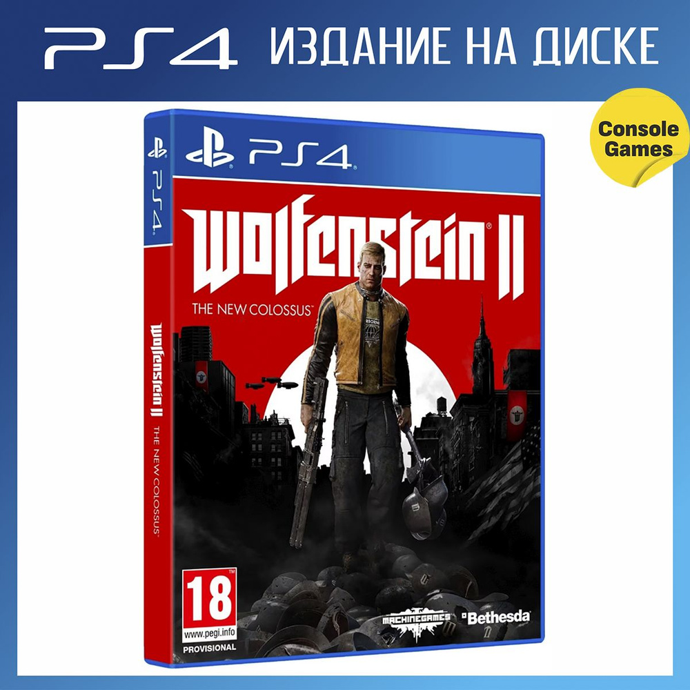 Игра Wolfenstein 2 The New Colossus. (PlayStation 4, Английская версия)  купить по низкой цене с доставкой в интернет-магазине OZON (1483428767)