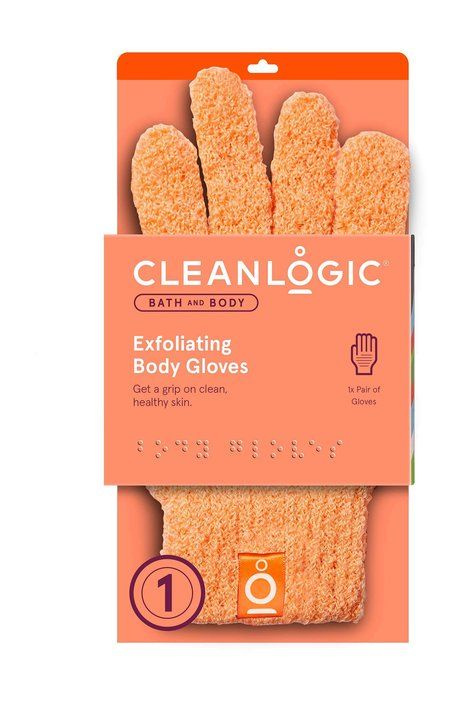 Набор из 2 мочалок-перчаток для массажа и пилинга Bath & Body Exfoliating Body Gloves  #1